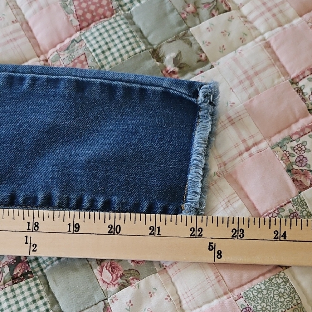 Cat & Jack Girls Patchword Designed Jeggings- Size 8 - Picture 6 of 8